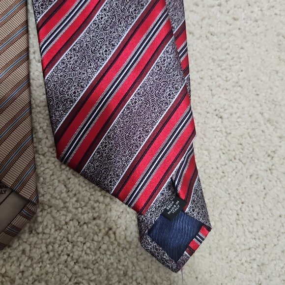 Brioni Ike Behar Zegna Lot of 3 Men's Luxury Designer necktie Tie silk italy - Picture 4 of 8